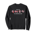 Moo Deng Hold Im Overstimulated Sweatshirt - Novelty Apparel Men Women - T-Shirt, Sweatshirt, Hoodie