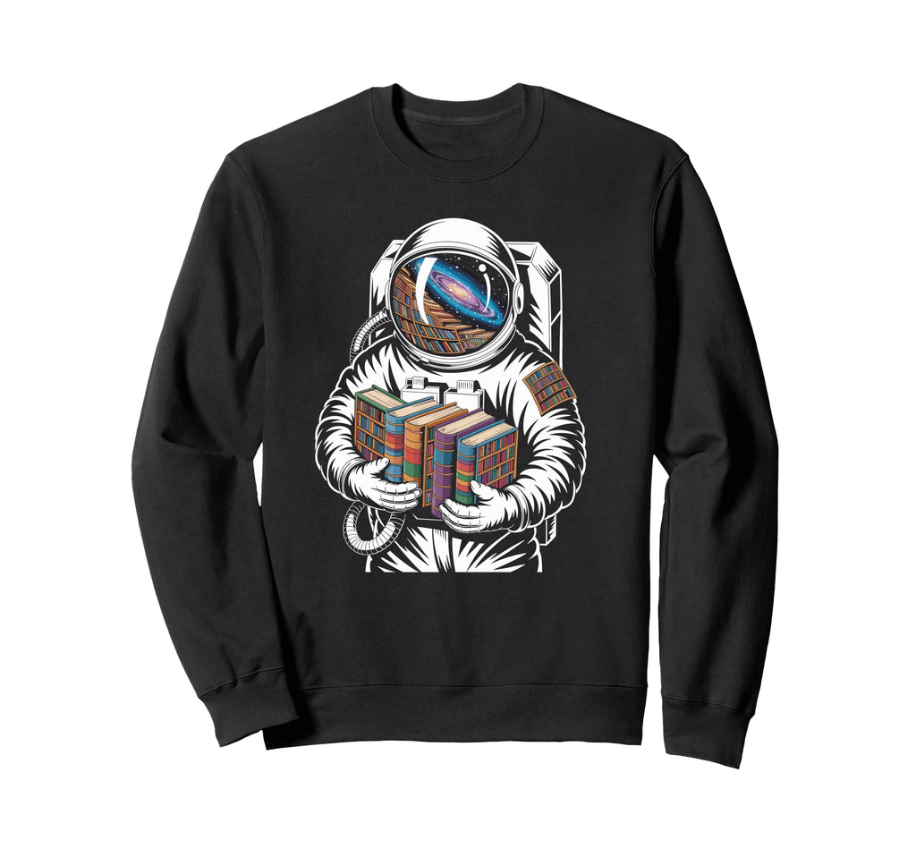 Astronaut Discovering Cosmic Sweatshirt - Casual Everyday Wear Men Women - T-Shirt, Sweatshirt, Hoodie