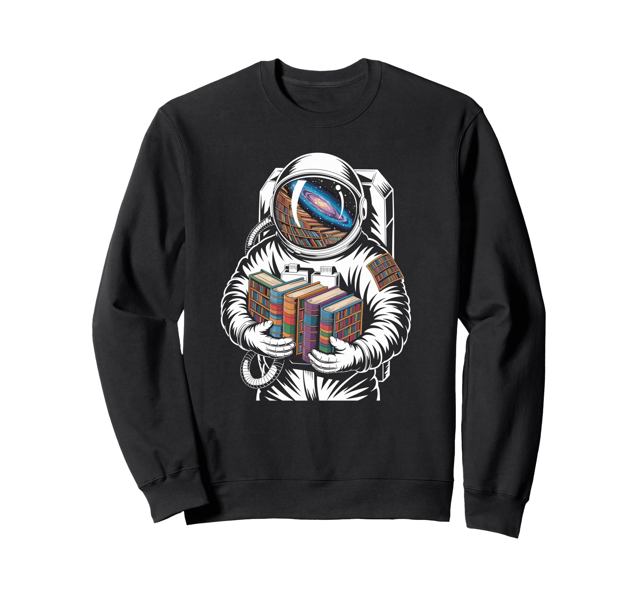 Astronaut Discovering Cosmic Sweatshirt - Casual Everyday Wear Men Women - T-Shirt, Sweatshirt, Hoodie