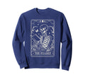 Reader Skeleton Celestial Wildflowers Sweatshirt - Custom Art Print Unisex - T-Shirt, Sweatshirt, Hoodie