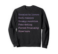 Bibliophile Romance Book Genre Sweatshirt - Casual Everyday Wear for Adults - T-Shirt, Sweatshirt, Hoodie