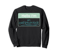 Overthinker Name Tag Sweatshirt - Aesthetic Graphic Unisex - T-Shirt, Sweatshirt, Hoodie