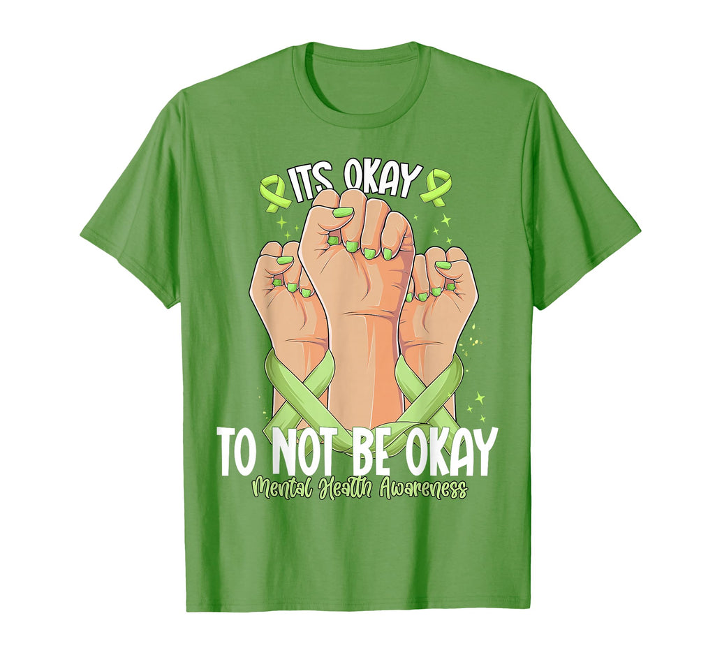 Mental Health Awareness Its Okay To Not Be T-Shirt - Graphic Print Unisex - T-Shirt, Sweatshirt, Hoodie