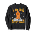 Im My Dogs Emotional Support Human Sweatshirt - Trendy Graphic Unisex - T-Shirt, Sweatshirt, Hoodie