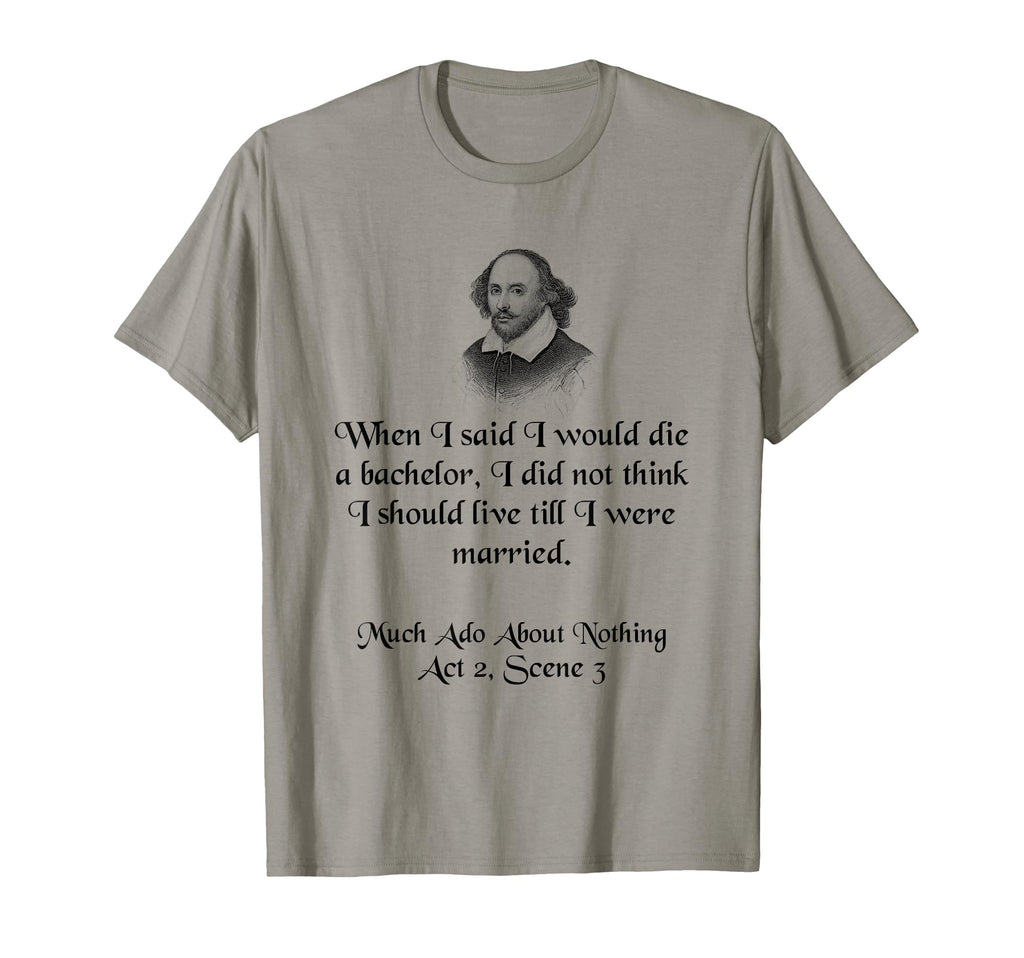 Shakespeare Much Ado About Nothing T-Shirt - Custom Art Print for Adults - T-Shirt, Sweatshirt, Hoodie