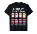Library Is My Jam And Im Here To T-Shirt - Minimalist Print Men Women - T-Shirt, Sweatshirt, Hoodie