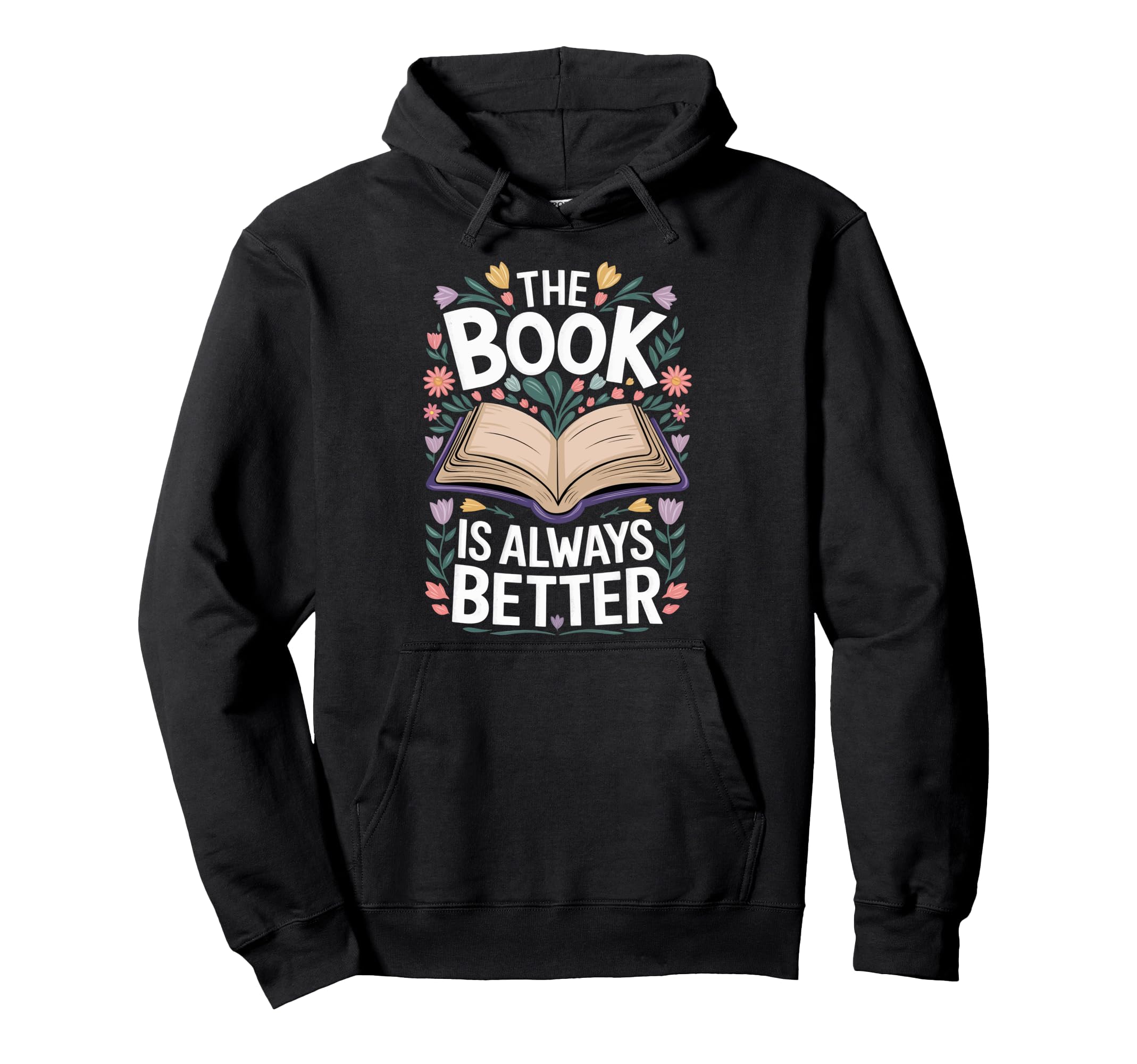 Book Reader Reading Literature Novel Hoodie - Novelty Apparel Unisex - T-Shirt, Sweatshirt, Hoodie