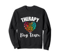 Therapy Dog Animal Assisted Sweatshirt - Custom Art Print for Adults - T-Shirt, Sweatshirt, Hoodie