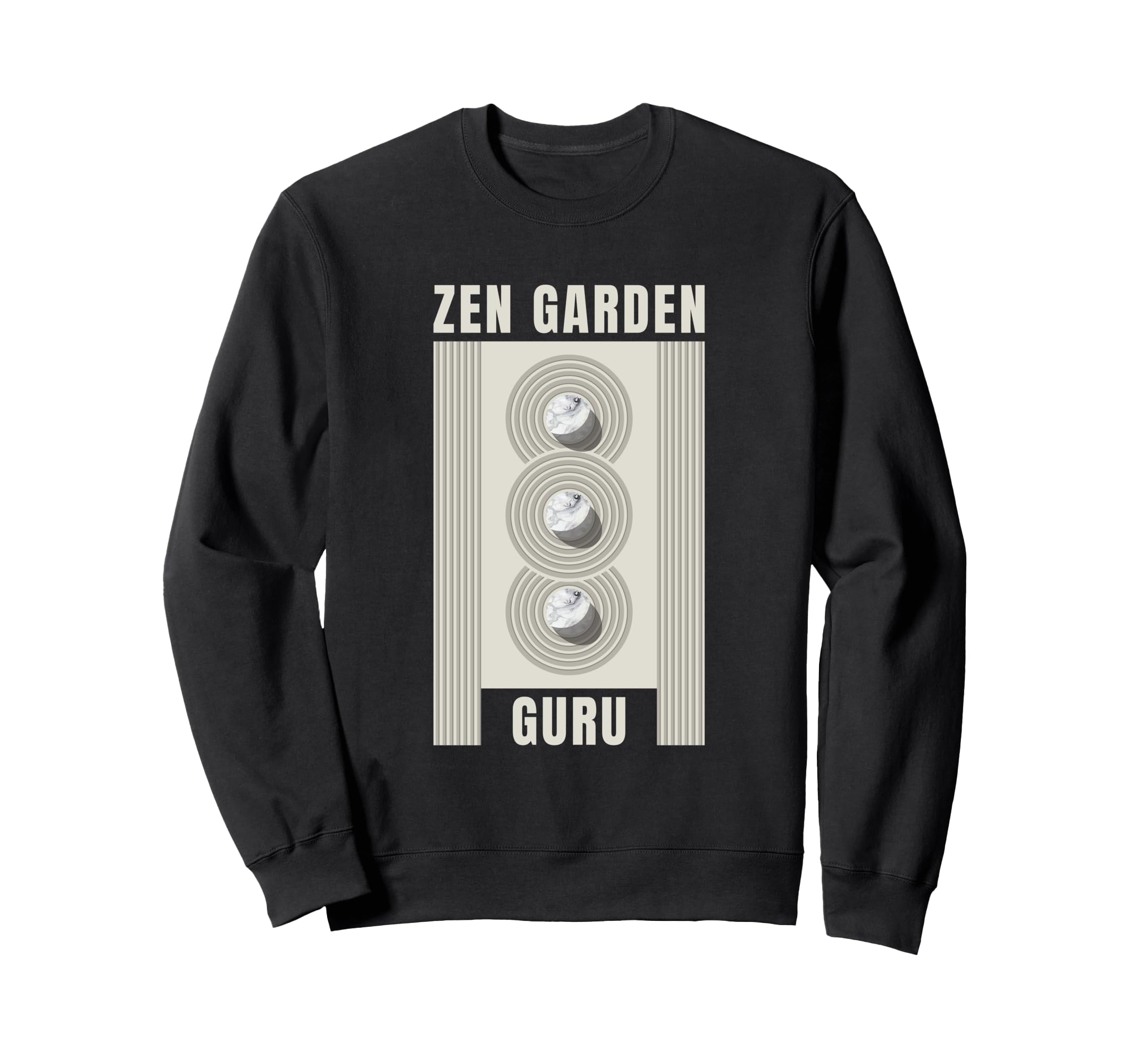 Zen Garden Guru Mindfulness Sweatshirt - Novelty Apparel for Adults - T-Shirt, Sweatshirt, Hoodie
