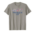Reading Is Lit Reader Literature Fun T-Shirt - Unique Graphic for Adults - T-Shirt, Sweatshirt, Hoodie