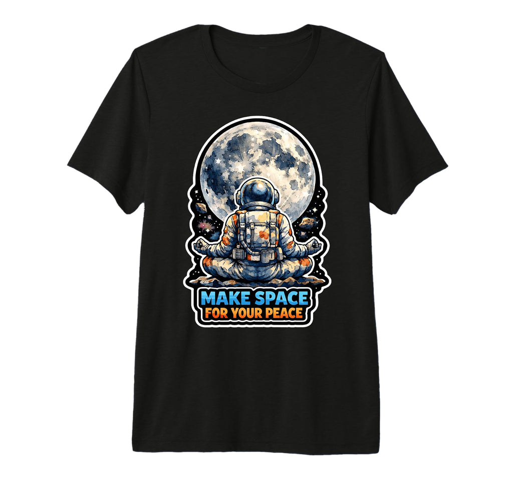 Moon Meditation Lunar Mindfulness T-Shirt - Unique Graphic Unisex - T-Shirt, Sweatshirt, Hoodie