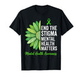 End Stigma Mental Health Matters T-Shirt - Unique Graphic Men Women - T-Shirt, Sweatshirt, Hoodie