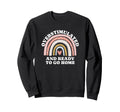 Overstimulated And Ready To Go Sweatshirt - Fun Novelty Design for Adults - T-Shirt, Sweatshirt, Hoodie
