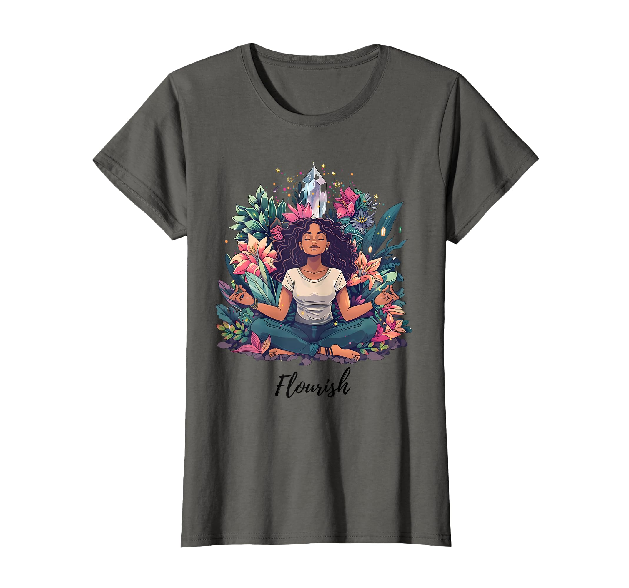 Embrace Serenity Yoga And Mindfulness T-Shirt - Custom Art Print Men Women - T-Shirt, Sweatshirt, Hoodie