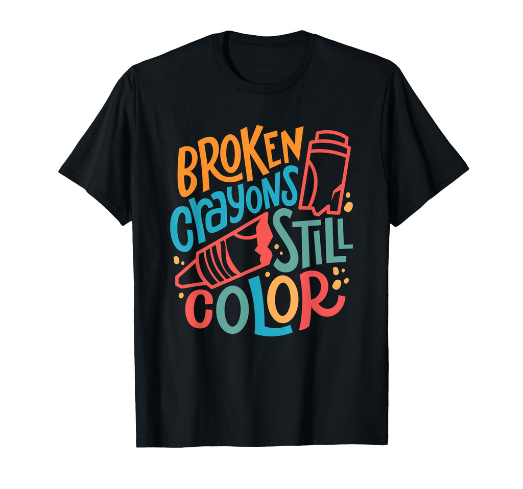 Mental Health Awareness Broken T-Shirt - Casual Everyday Wear for Adults - T-Shirt, Sweatshirt, Hoodie