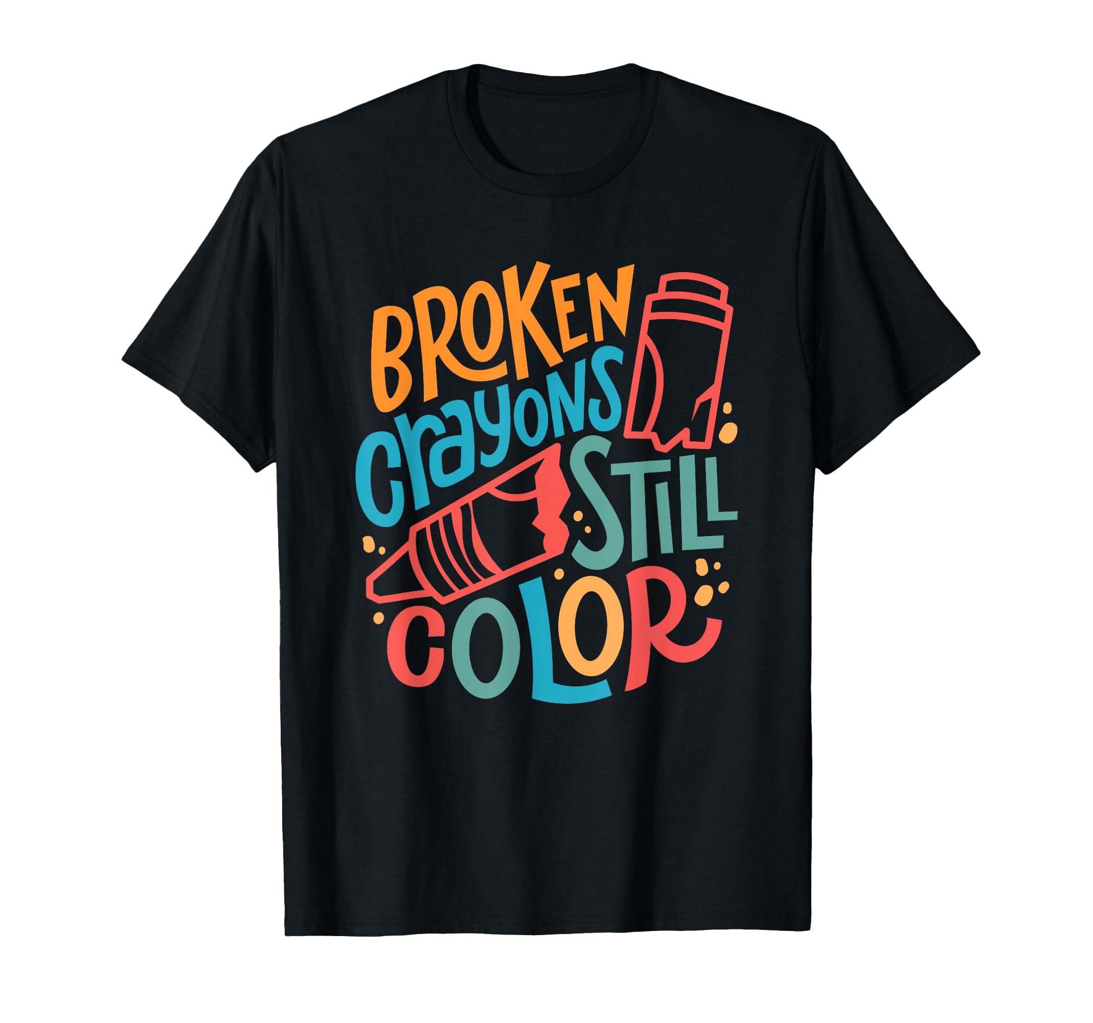Mental Health Awareness Broken T-Shirt - Casual Everyday Wear for Adults - T-Shirt, Sweatshirt, Hoodie