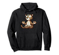 Meditation Leopard Yoga Pose Relaxing Hoodie - Custom Art Print for Adults - T-Shirt, Sweatshirt, Hoodie