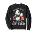 Bookish Ghost Reading Book Nerd Sweatshirt - Aesthetic Graphic Unisex - T-Shirt, Sweatshirt, Hoodie