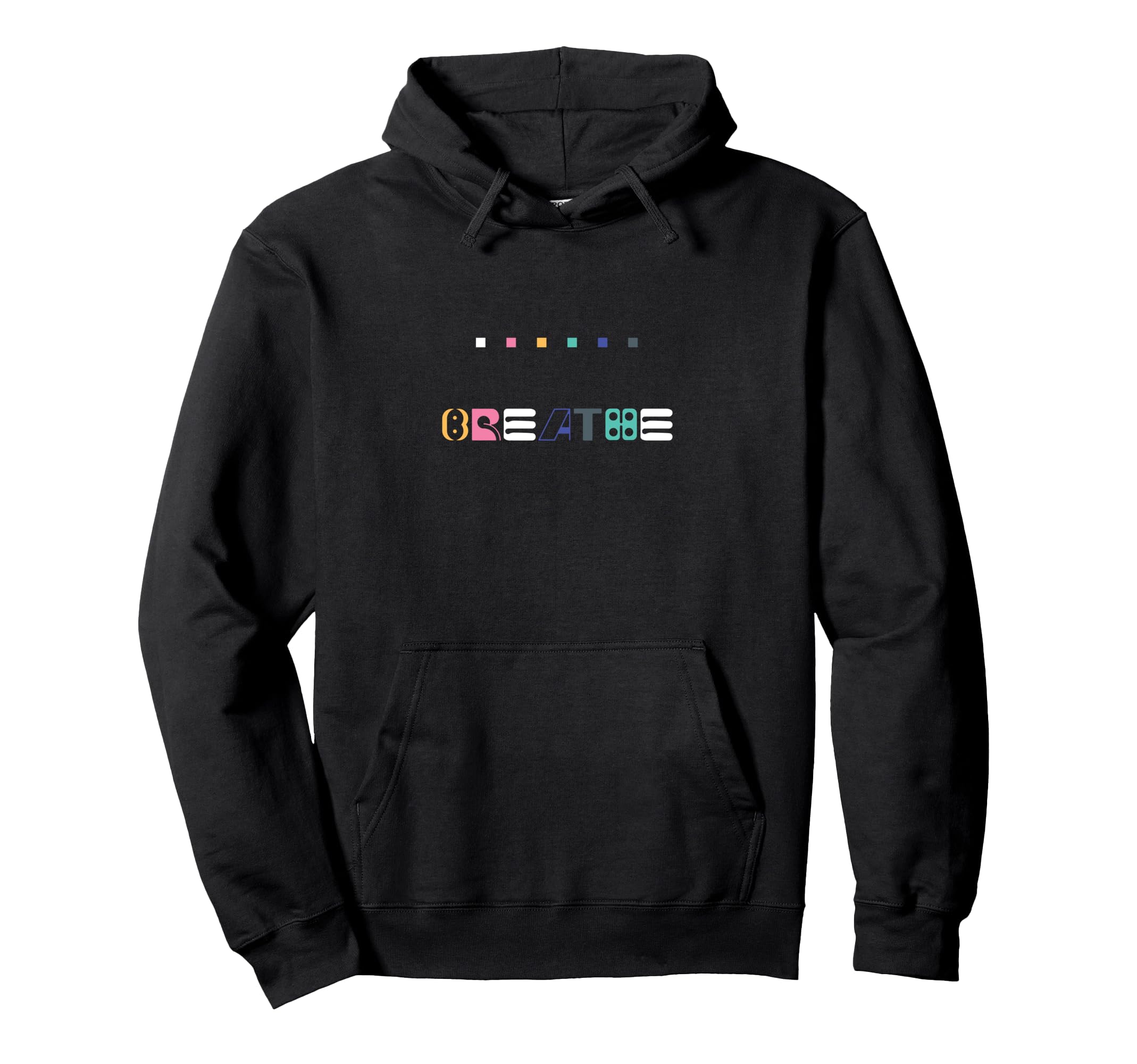 Breathe Novelty Yoga Breathwork Hoodie - Fun Novelty Design for Adults - T-Shirt, Sweatshirt, Hoodie