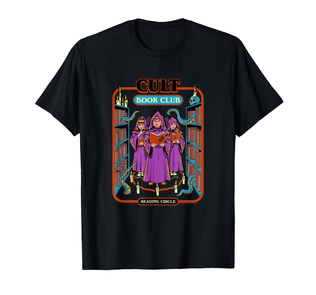 Steven Rhodes Cult Book Club Reading T-Shirt - Novelty Apparel Men Women - T-Shirt, Sweatshirt, Hoodie