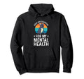 Dogs Are My Mental Health Hoodie - Custom Art Print for Adults - T-Shirt, Sweatshirt, Hoodie