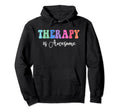 Therapy Is Awesome Self Care Mental Hoodie - Streetwear Style for Adults - T-Shirt, Sweatshirt, Hoodie