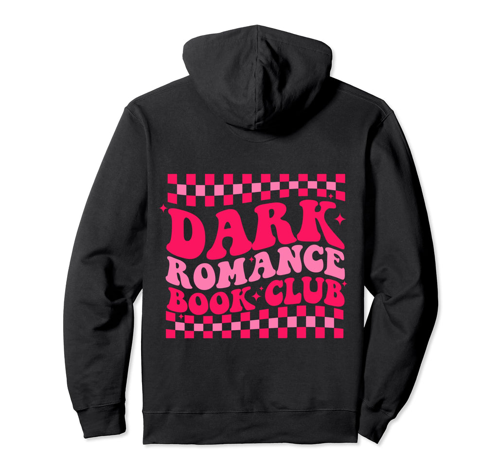 Dark Romance Book Club Groovy Back T-Shirt - Custom Art Print for Adults - T-Shirt, Sweatshirt, Hoodie