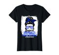 Womens Messy Bun Support Awareness Squad T-Shirt - Novelty Apparel Unisex - T-Shirt, Sweatshirt, Hoodie