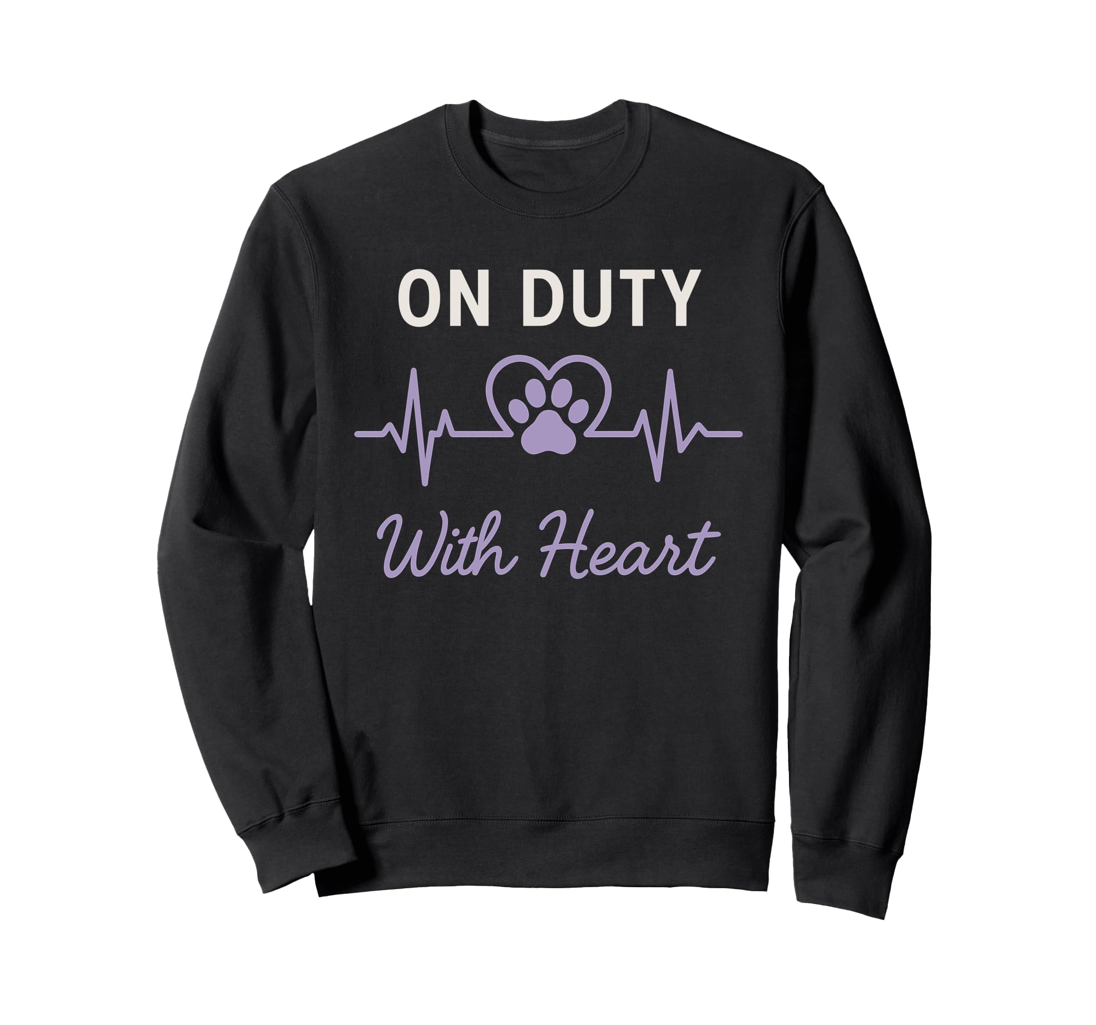 Therapy Dog Emotional Support Sweatshirt - Minimalist Print Men Women - T-Shirt, Sweatshirt, Hoodie