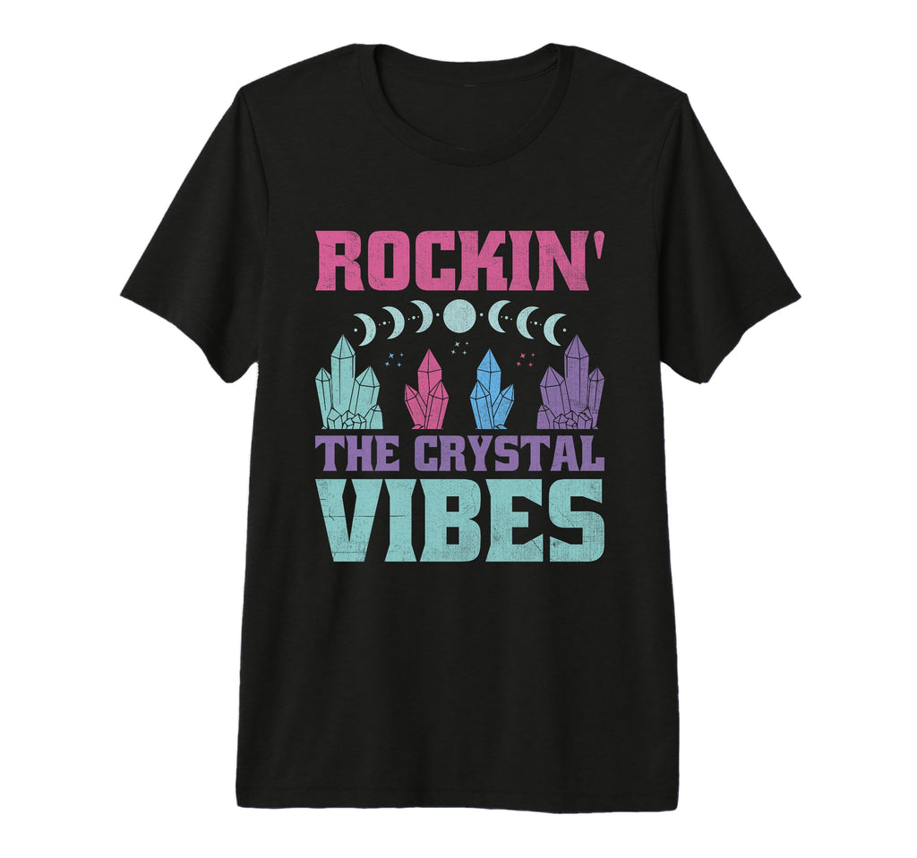 Spiritual Crystal Stones Healing T-Shirt - Fun Novelty Design Men Women - T-Shirt, Sweatshirt, Hoodie