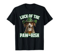 Luck Paw Rish St Patricks Day Dog T-Shirt - Aesthetic Graphic for Adults - T-Shirt, Sweatshirt, Hoodie