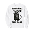Funny Opossum Raccoon Screaming Is Sweatshirt - Novelty Apparel for Adults - T-Shirt, Sweatshirt, Hoodie