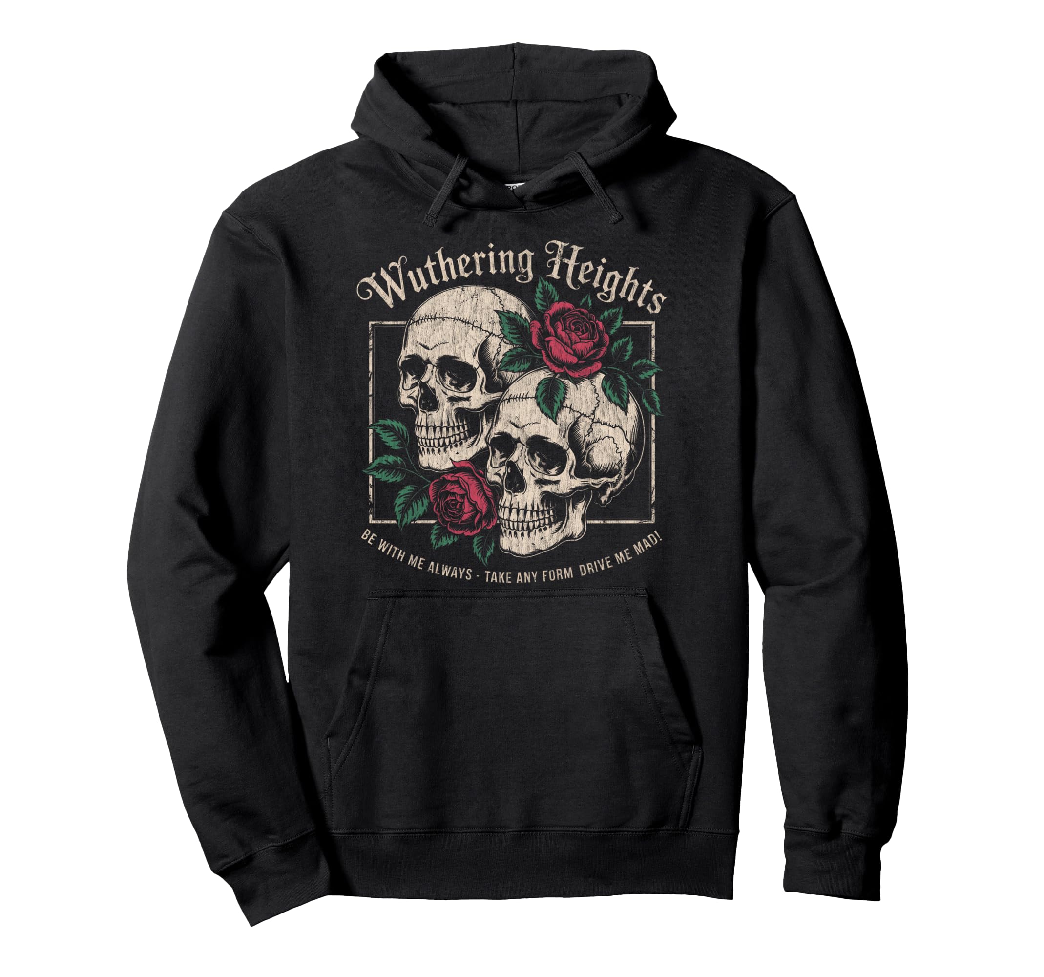 Wuthering Heights Gothic Book Lover Hoodie - Novelty Apparel for Adults - T-Shirt, Sweatshirt, Hoodie