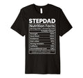 Mens Stepdad Nutrition Facts Funny Step T-Shirt - Graphic Print for Adults - T-Shirt, Sweatshirt, Hoodie