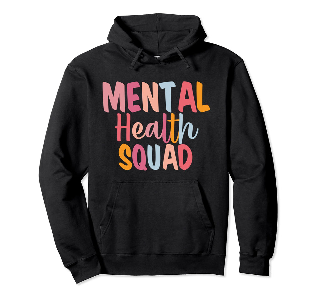 Mental Health Squad Brain Illness Hoodie - Trendy Graphic for Adults - T-Shirt, Sweatshirt, Hoodie