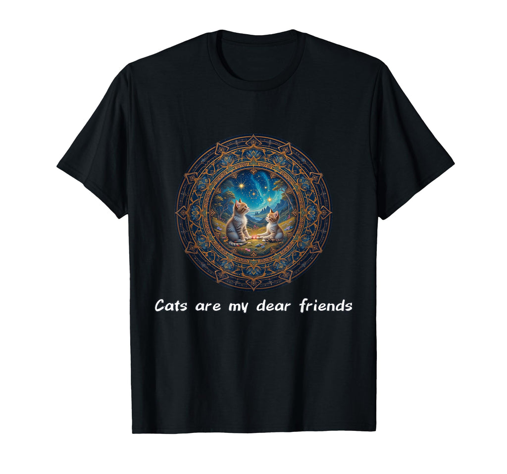 Cats Are My Best Friends Sacred T-Shirt - Streetwear Style for Adults - T-Shirt, Sweatshirt, Hoodie