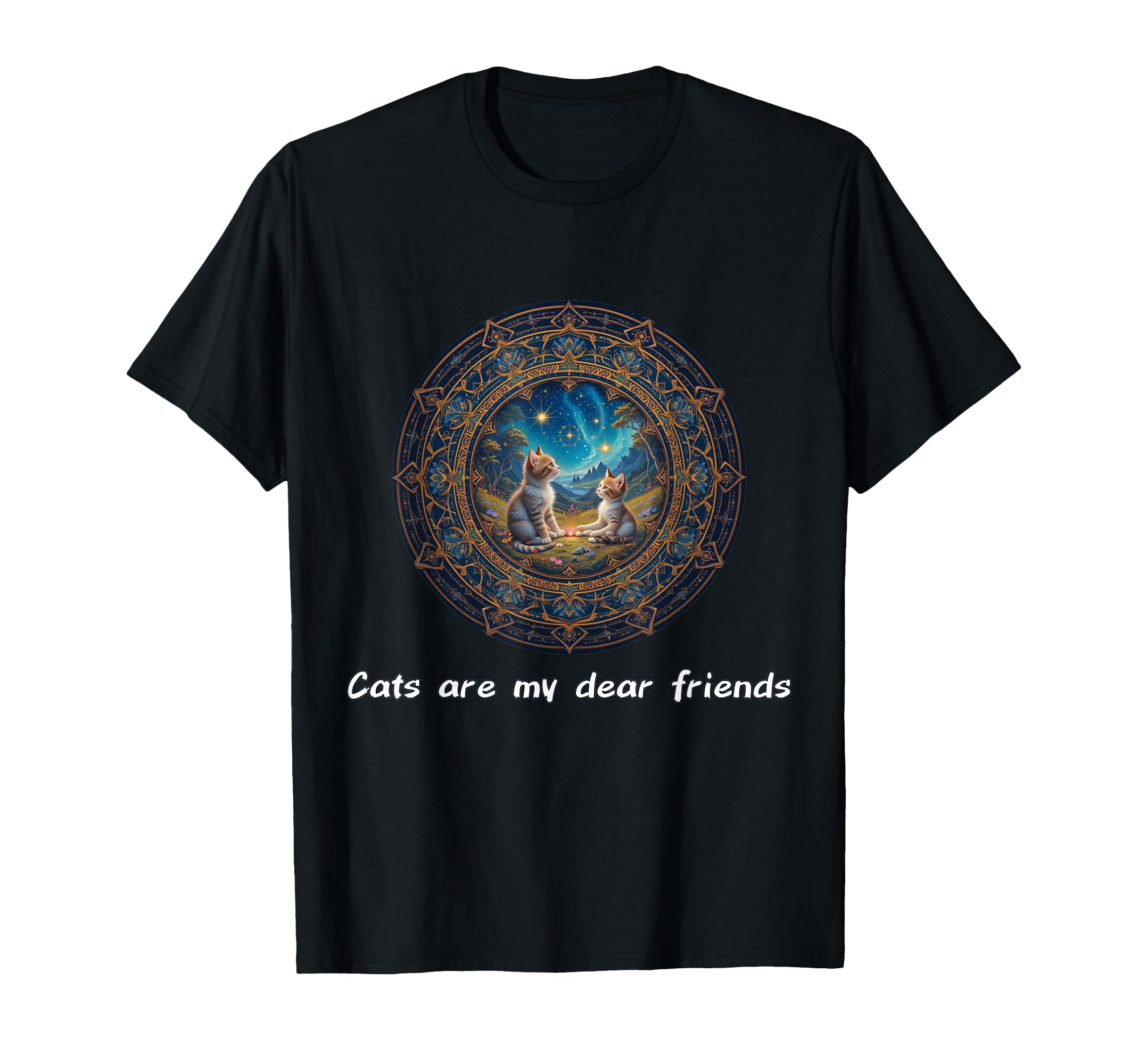 Cats Are My Best Friends Sacred T-Shirt - Streetwear Style for Adults - T-Shirt, Sweatshirt, Hoodie