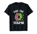 End Stigma Depression Anxiety Mental T-Shirt - Aesthetic Graphic Men Women - T-Shirt, Sweatshirt, Hoodie
