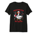 Overstimulated But Festive Goose Wrapped T-Shirt - Novelty Apparel Unisex - T-Shirt, Sweatshirt, Hoodie