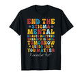Green Ribbon Therapy Is Mental Health T-Shirt - Graphic Print Unisex - T-Shirt, Sweatshirt, Hoodie