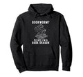 Bookworm Please Im Book Dragon Hoodie - Minimalist Print for Adults - T-Shirt, Sweatshirt, Hoodie