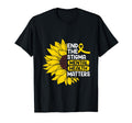End Stigma Mental Health Awareness T-Shirt - Minimalist Print for Adults - T-Shirt, Sweatshirt, Hoodie