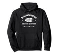 Bookmarks Are Quitters Funny Book Lovers Hoodie - Graphic Print Unisex - T-Shirt, Sweatshirt, Hoodie