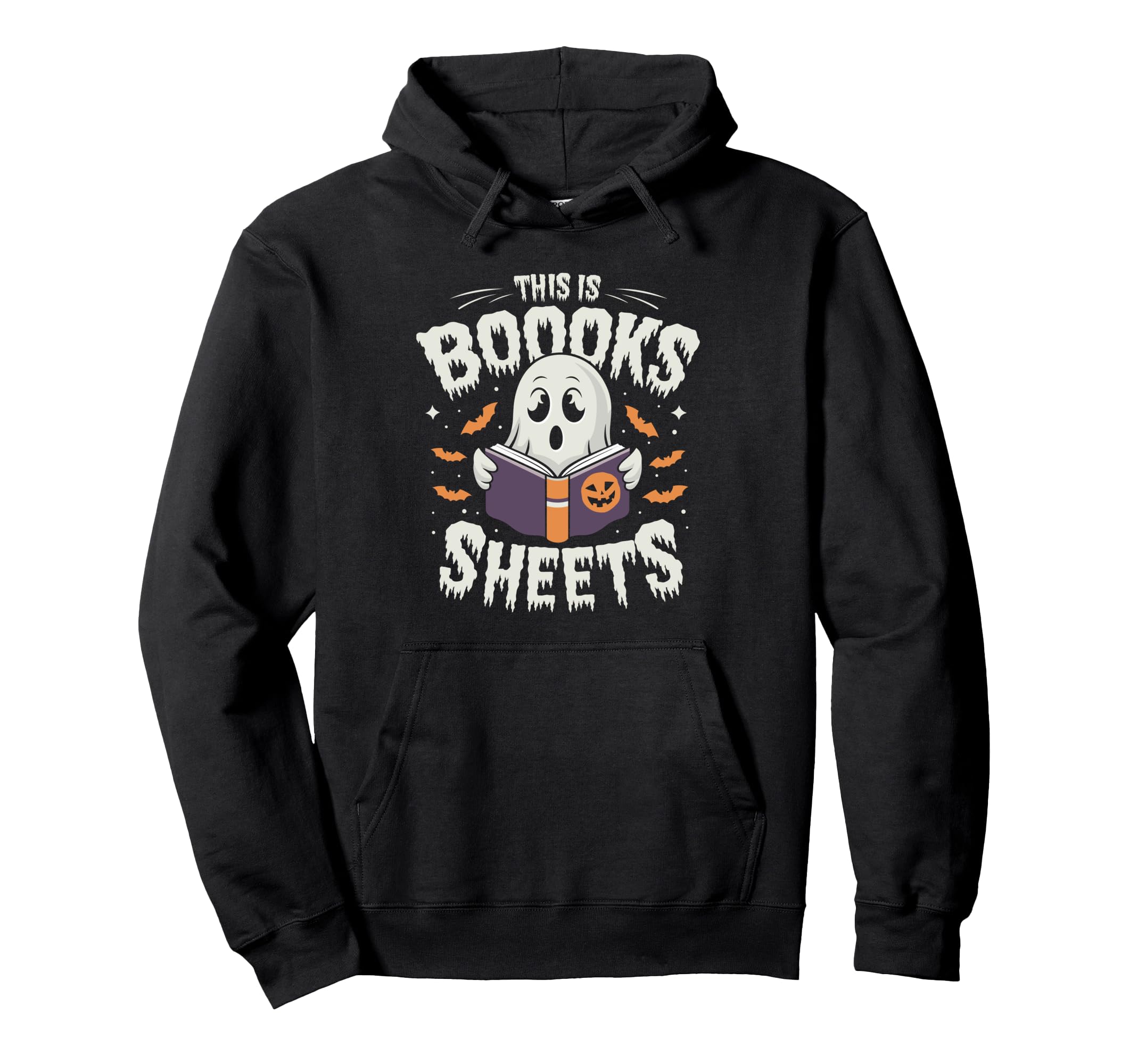 Reading Book Club Halloween Ghost Hoodie - Graphic Print Men Women - T-Shirt, Sweatshirt, Hoodie
