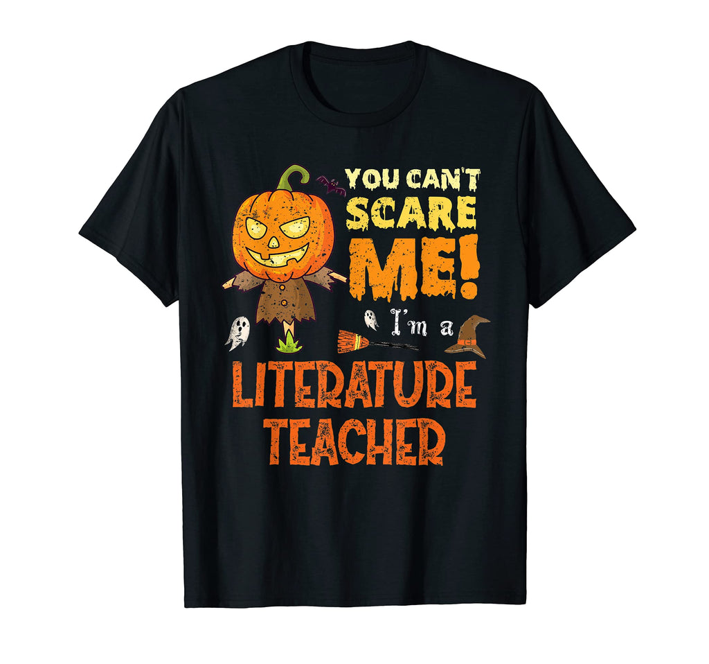 Halloween You Cant Scare Literature T-Shirt - Custom Art Print for Adults - T-Shirt, Sweatshirt, Hoodie