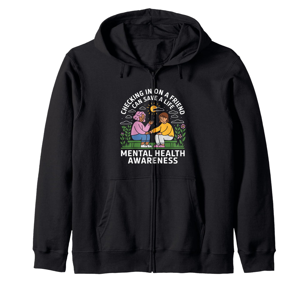Mental Health Awareness Month Sweatshirt - Fun Novelty Design for Adults - T-Shirt, Sweatshirt, Hoodie