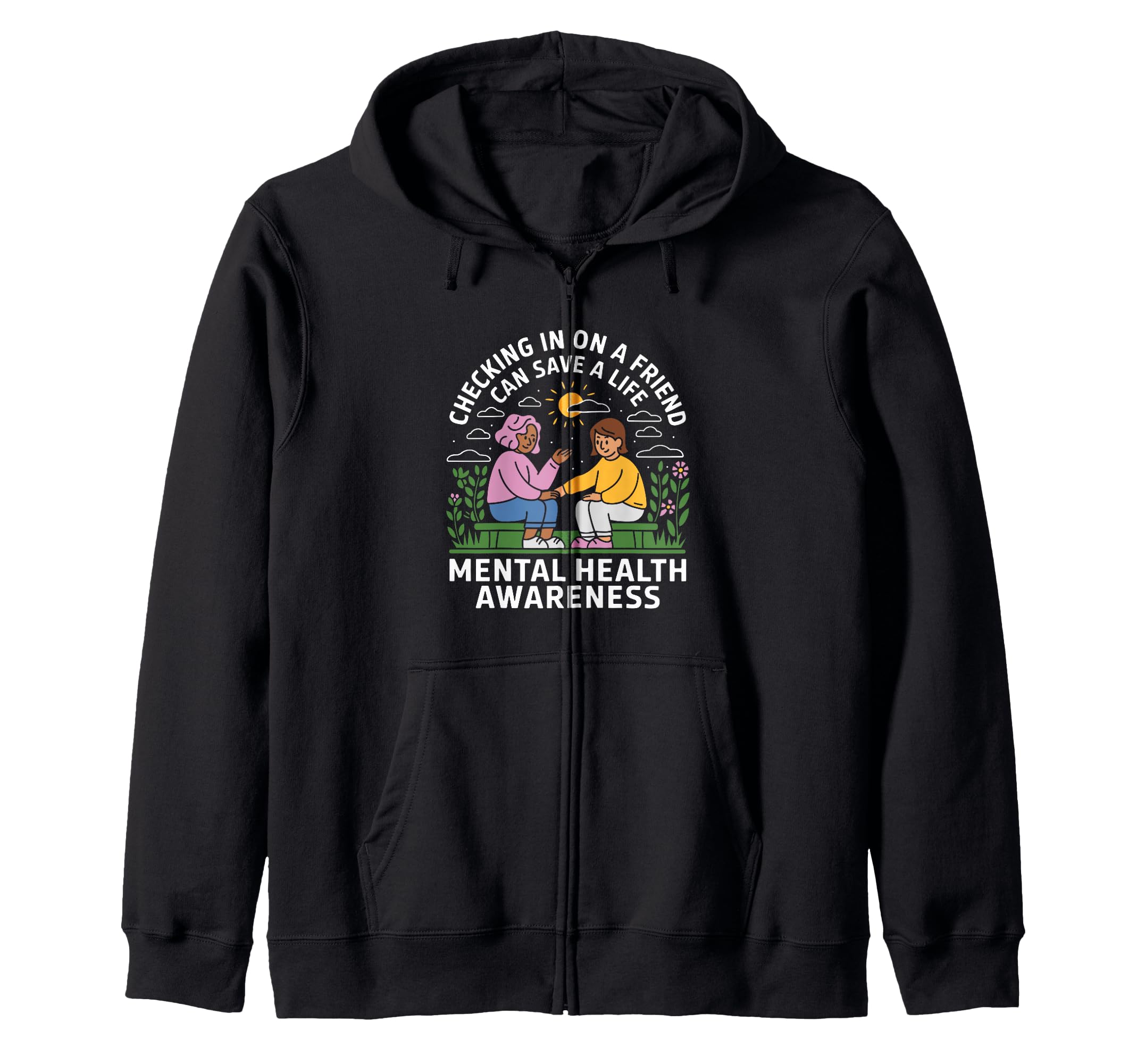 Mental Health Awareness Month Sweatshirt - Fun Novelty Design for Adults - T-Shirt, Sweatshirt, Hoodie