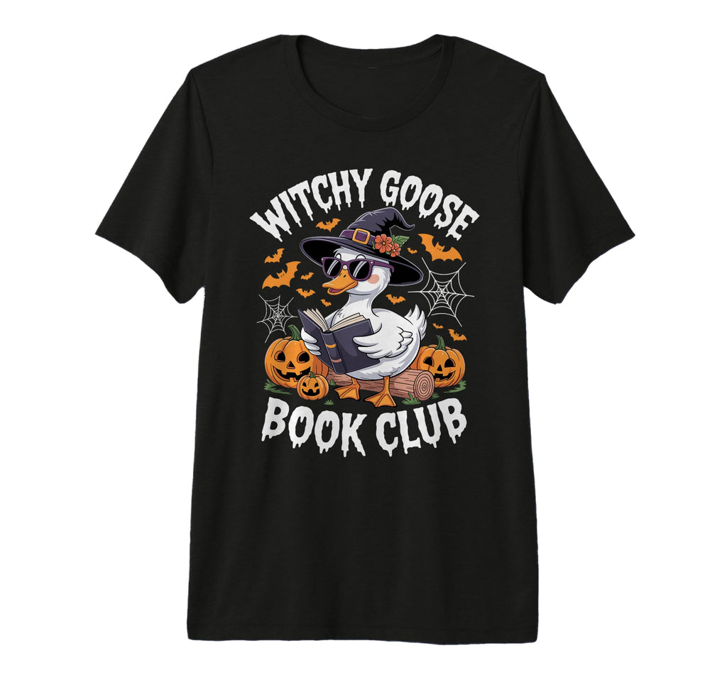 Witchy Goose Book Club Funny Halloween T-Shirt - Custom Art Print Unisex - T-Shirt, Sweatshirt, Hoodie