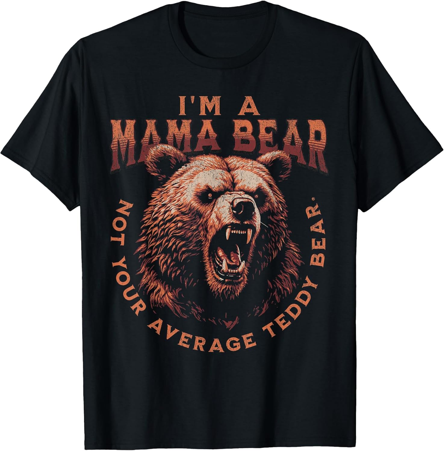 Funny Mothers Mama Bear Mother's Day Unisex T-shirt, Sweatshirt, Hoodie, Long Sleeve Tee - T-Shirt, Sweatshirt, Hoodie