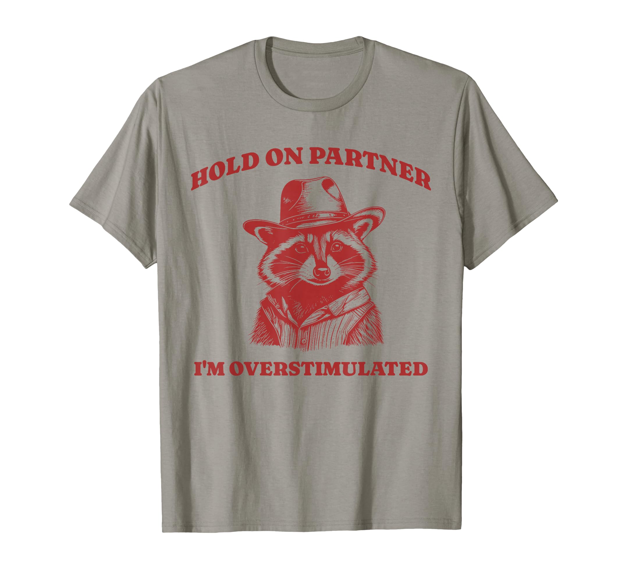 Funny Raccoon Meme Hold Partner T-Shirt - Streetwear Style Men Women - T-Shirt, Sweatshirt, Hoodie